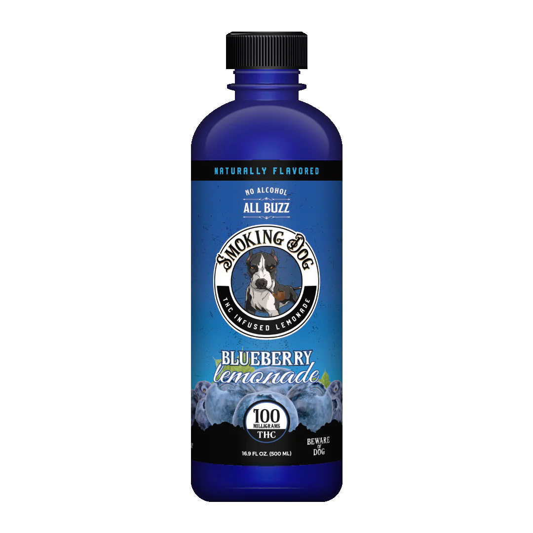 SMOKING DOG THC LEMONADE 100MG (Blueberry Lemonade)