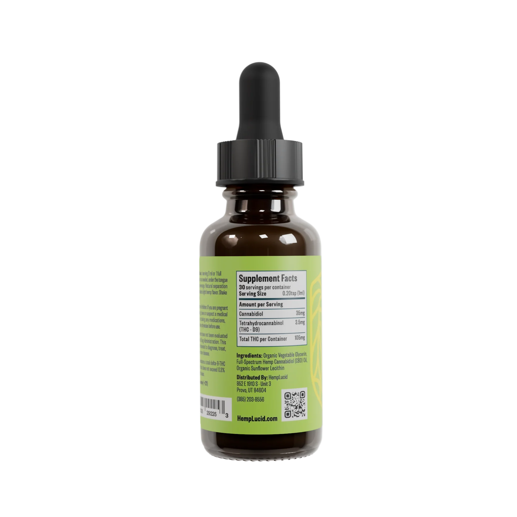 Hemplucid D9 Water Soluble Drink Enhancer - Natural Flavor