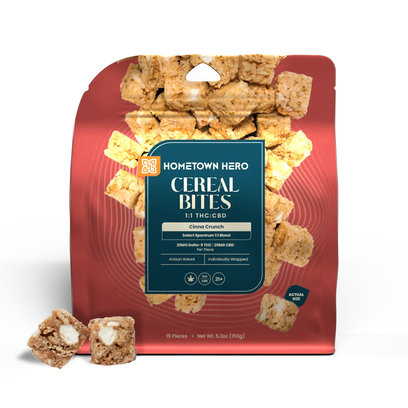 Cinna Crunch Cereal Bites - THC + CBD